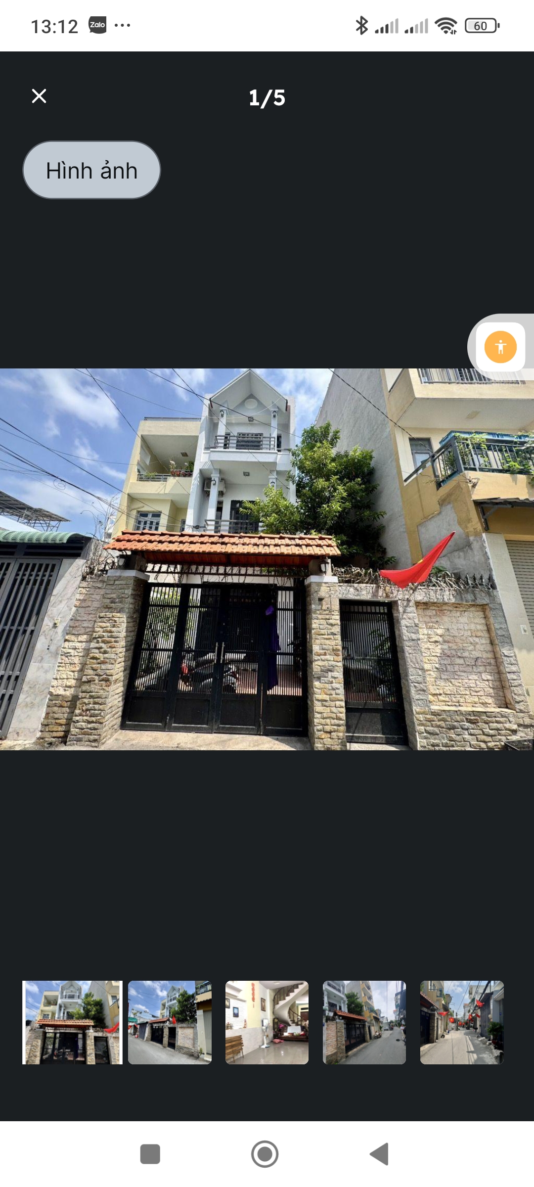  Bán Nhà Biệt Thự  8 tỷ 2 Hẻm Xe Hơi Thông Đường Bùi Quang Là Quận Gò Vấp 