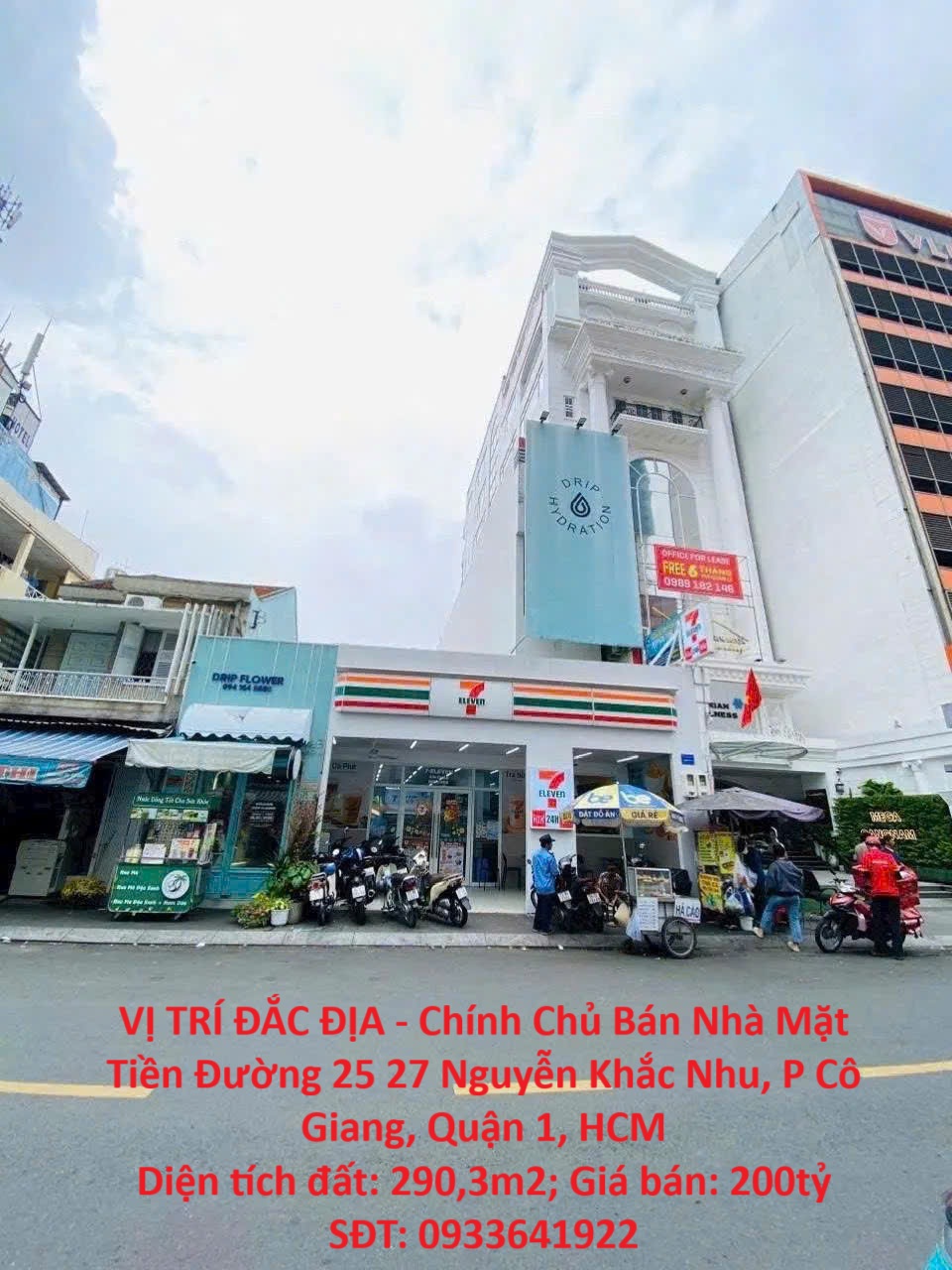  VỊ TRÍ ĐẮC ĐỊA - Chính Chủ Bán Nhà Mặt Tiền Đường 25 27 Nguyễn Khắc Nhu, P Cô Giang, Quận 1, HCM 