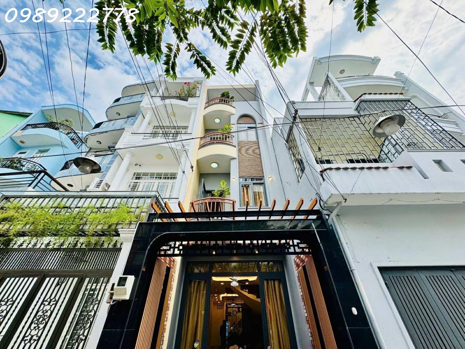  BÁN NHÁ LÊ VĂN SỸ -P 1 - MỚI ĐẸP 100/100 – DT 61M2- 4TẦNG 5PN- THANG MÁY – NỘI THẤT CAO CẤP – KHU THỜI TRANG NT BA CHUÔNG. MT 37 