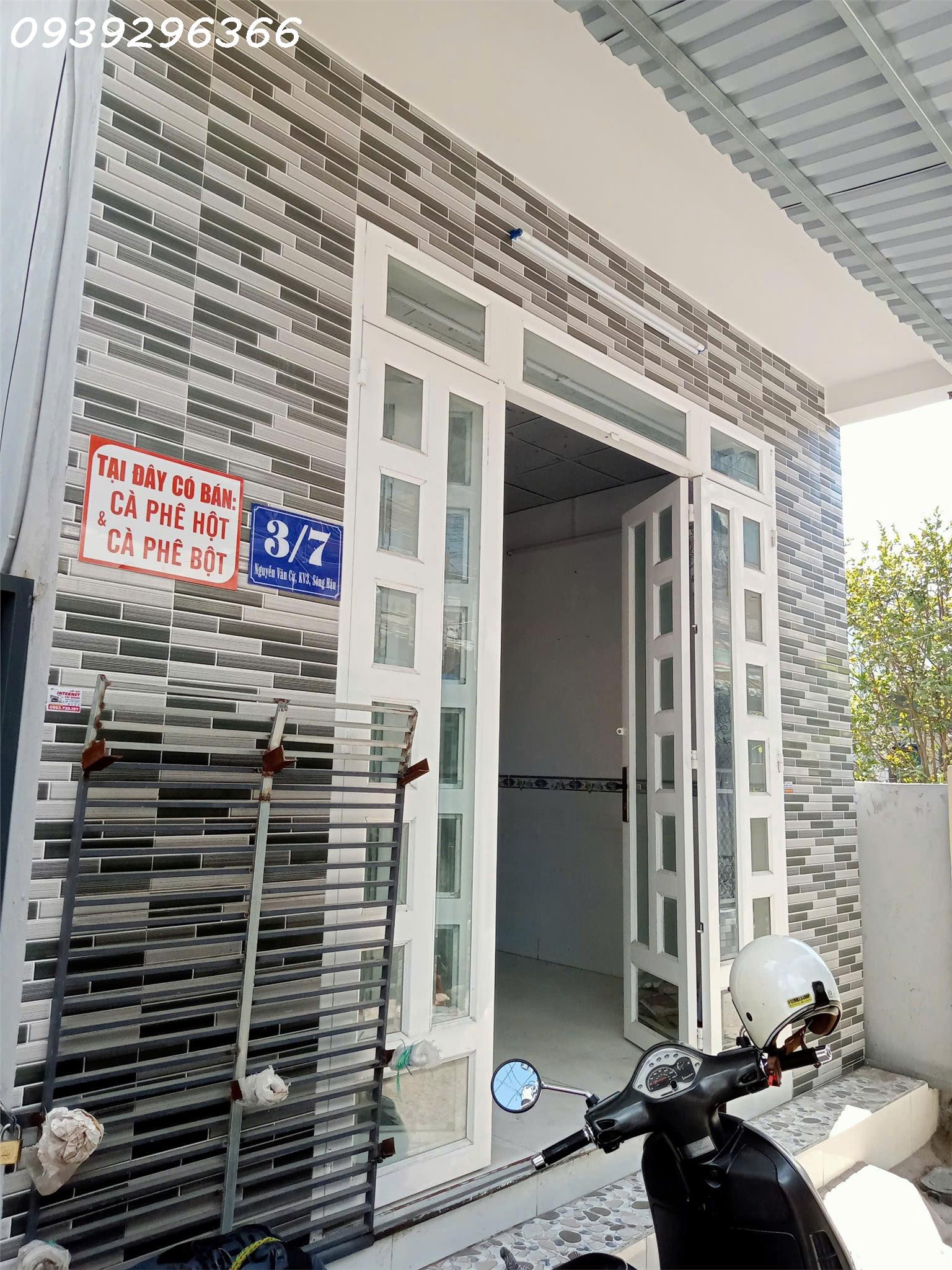  Cho thuê nhà riêng kiên cố, 2 phòng ngủ, có máy lạnh, máy tắm nước nóng ở Cồn Khương 