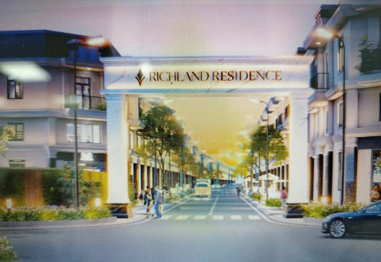  Đất nền, nhà phố tại Richland Residence - Bến Cát gần Cao tốc Mỹ Phước - Tân Vạn và Đường Vành Đai 4 gần KCN Vsip2. 