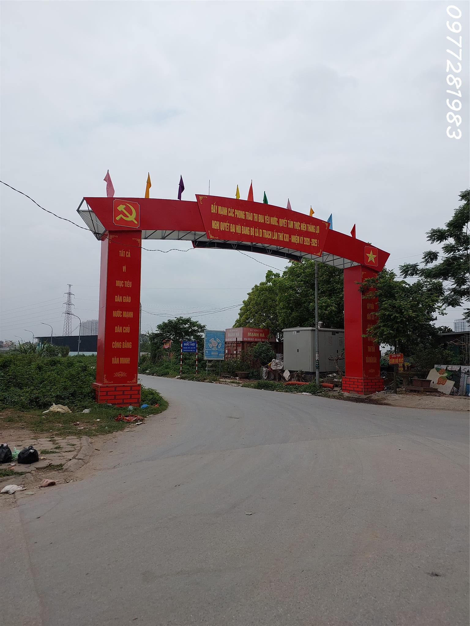  ???? ĐẤT ĐẸP DI TRẠCH – HOÀI ĐỨC
66M² – MẶT TIỀN 5.25M – NỞ HẬU – Ô TÔ VÀO TẬN NHÀ 