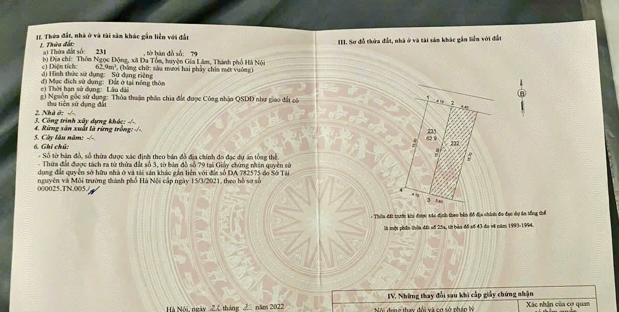  BÁN ĐẤT MẶT ĐƯỜNG KINH DOANH ĐA TỐN, DT 63 m2 giá 9.14 tỷ, LH 0985865658 