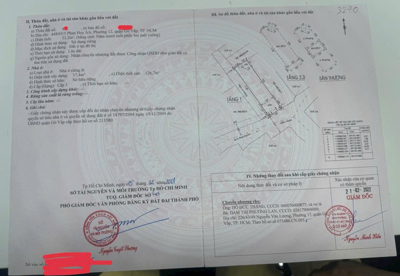  NHÀ ĐẸP – GIÁ TỐT  – CHÍNH CHỦ CẦN BÁN Tại 448/65/5 Phan Huy Ích, Phường An Hội Tây 