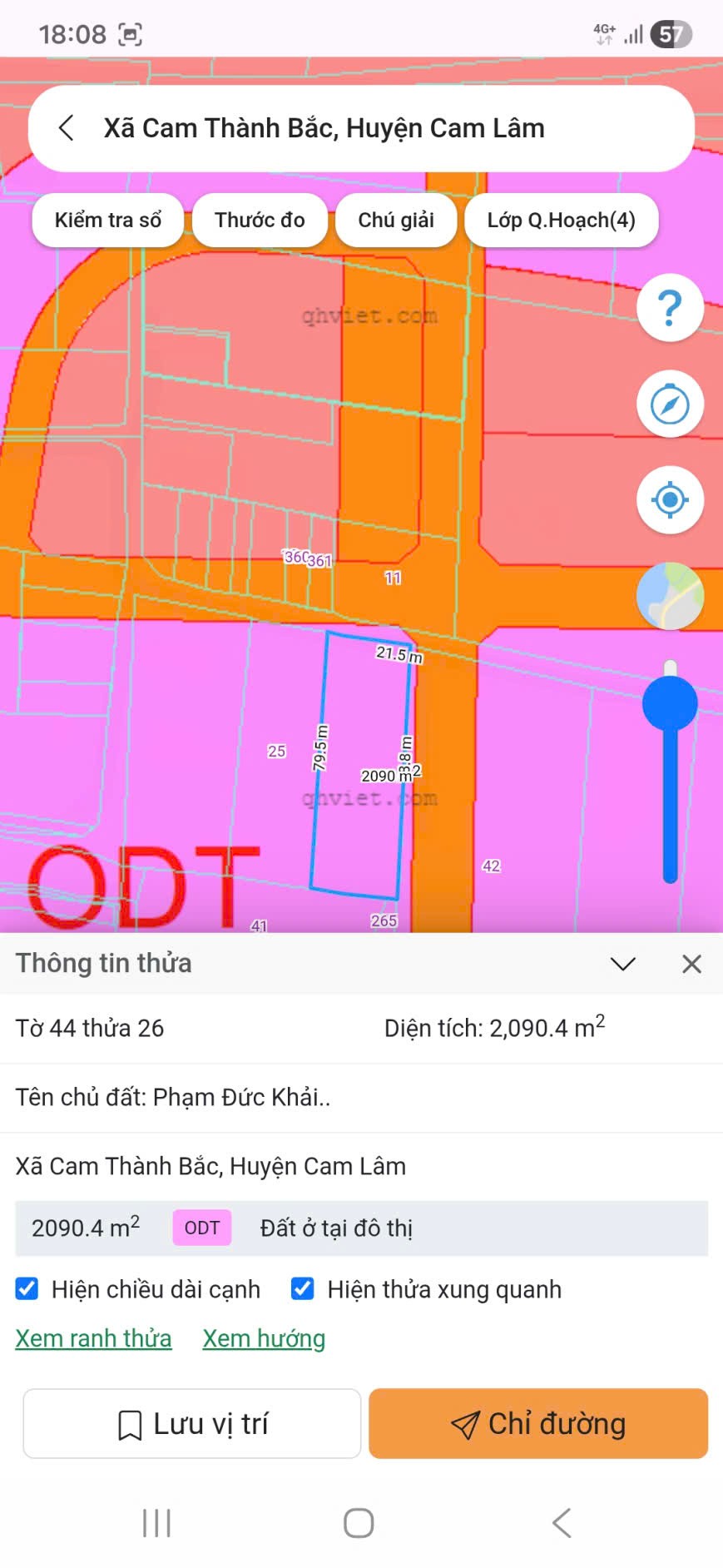  HOT HOT HOT - Cần Bán Đất Xã Cam Thành Bắc, Cam Lâm, Khánh Hòa 
