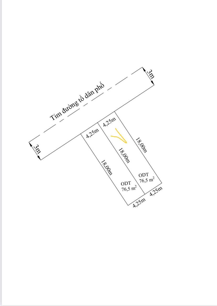  Lô 76.5m² nhánh 3 Bùi Phổ – đường 6m, giá chỉ 1.8x tỷ – hàng hiếm Tân Thành  ZALO 0567 222 555 