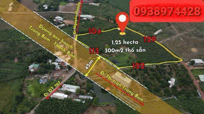  Bán đất 2 Mặt Tiền Đường Tổ 1 - Tân Lập 2 
Xã Cây Gáo, Huyện Trảng Bom, Tỉnh Đồng Nai-0909808615 