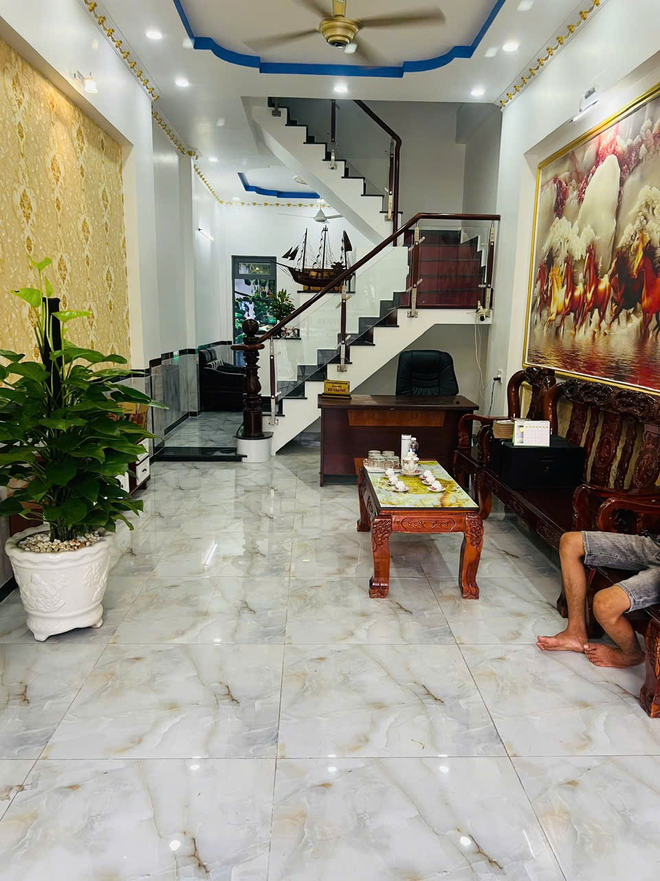  60M² GIÁ 4.55 TỶ (~75.8TR/M²) – NHÀ 3 TẦNG TRỤC CHÍNH KDC PHÚ HỒNG ĐẠT, THUẬN AN 