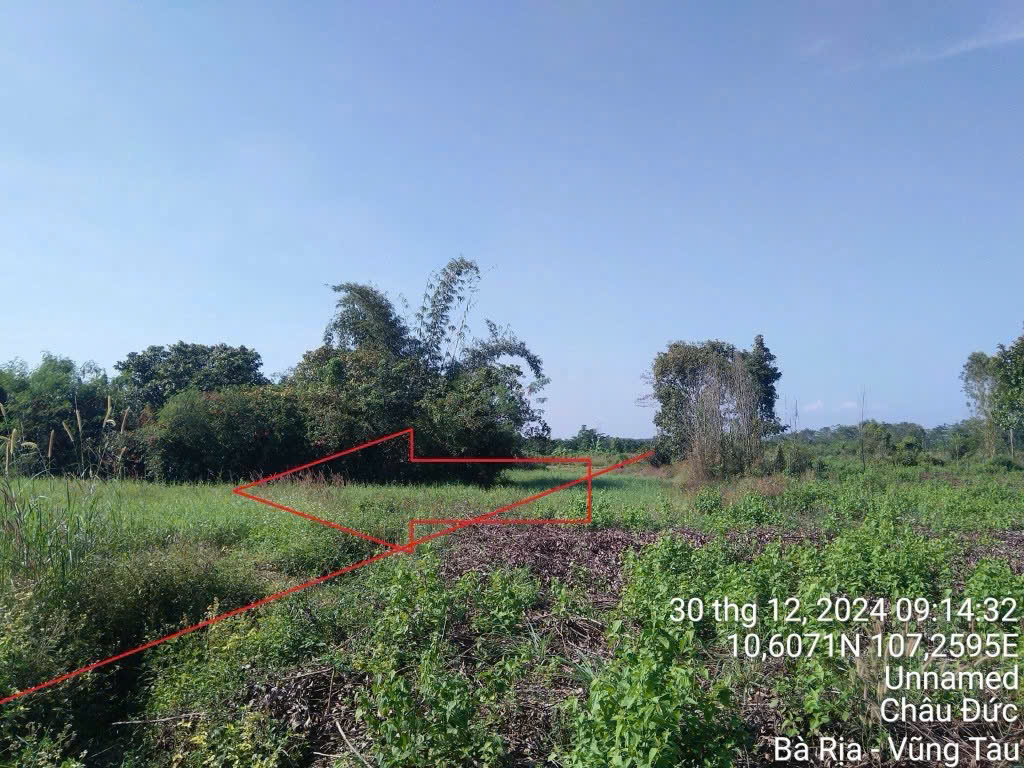  CHÍNH CHỦ CẦN BÁN LÔ ĐẤT CÓ VỊ TRÍ ĐẸP HUYỆN CHÂU ĐỨC - BÀ RỊA  - VŨNG TÀU 