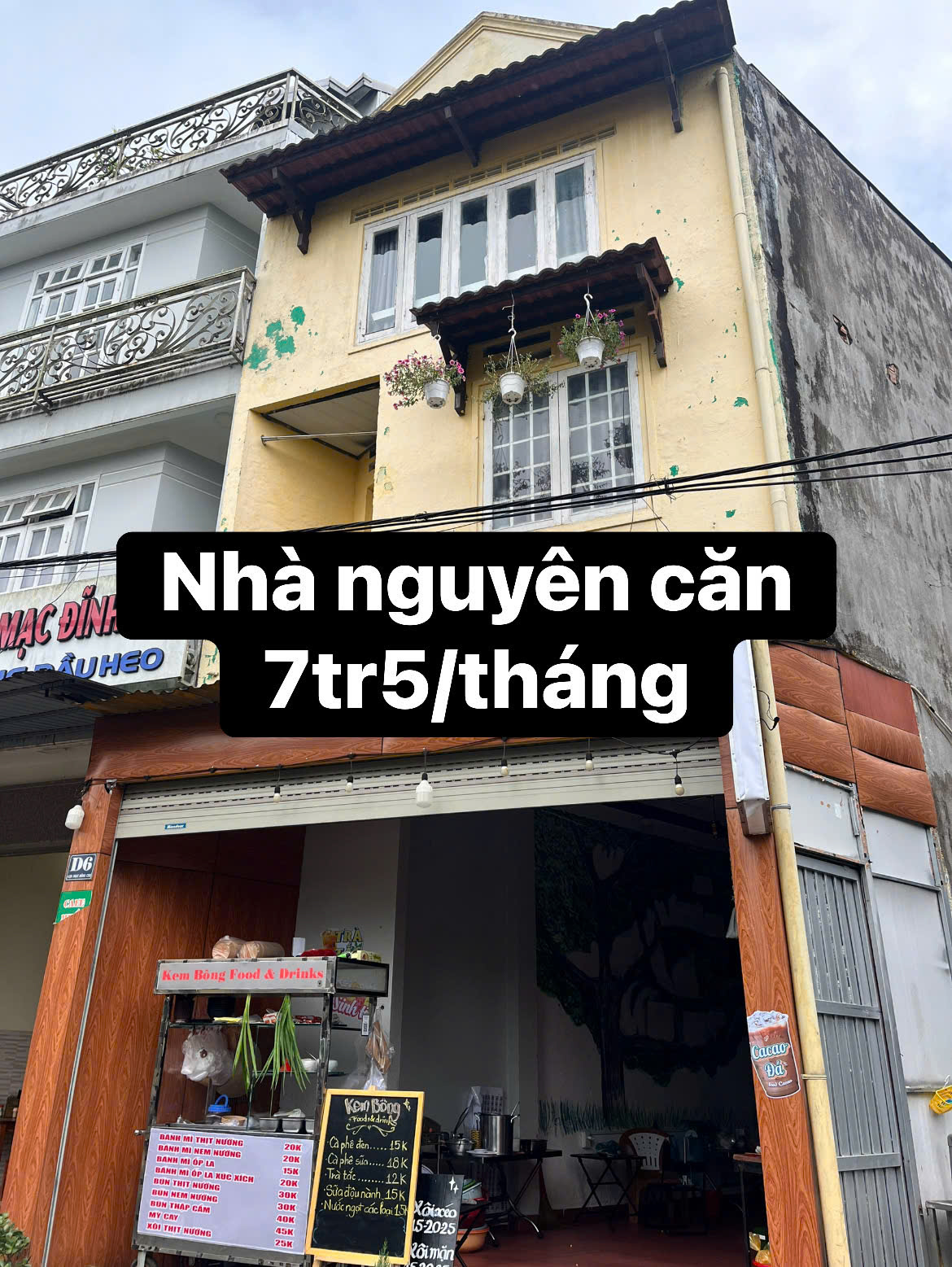  CẦN SANG MẶT BẰNG HOẶC CHO THUÊ NHÀ 3 TẦNG ĐƯỜNG MẠC ĐỈNH CHI -  PHƯỜNG CAM LY - THÀNH PHỐ ĐÀ LẠT - TỈNH LÂM ĐỒNG 