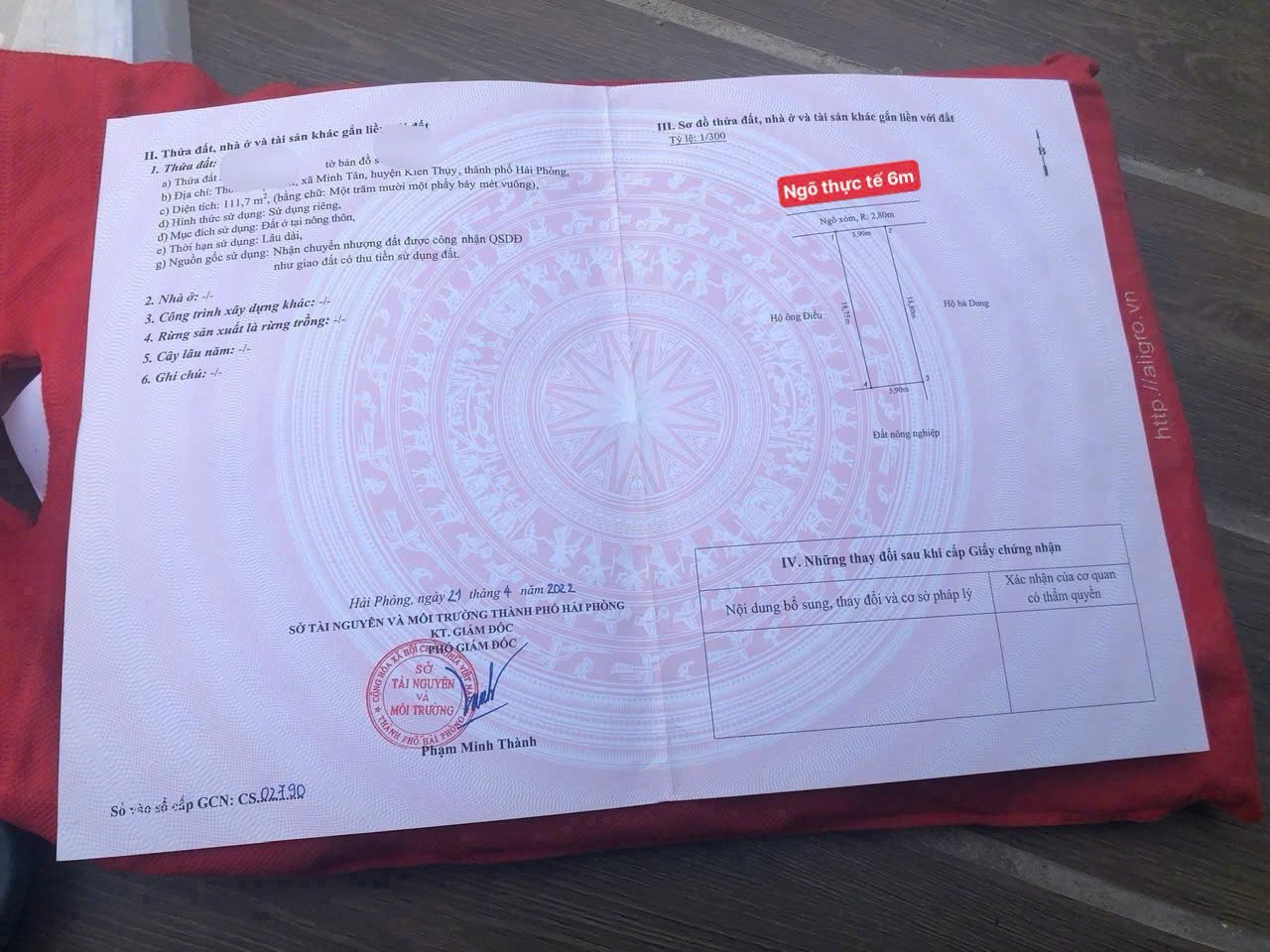  LÔ HIẾM GIÁ 1,X TỶ – TUYẾT 2 TRỤC MINH TÂN – SÁT TRƯỜNG & UBND – ZALO 0567 222 555 