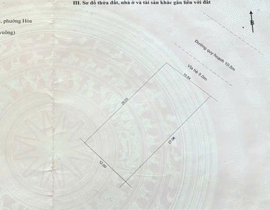  ????????Bán đất đường 10,5m LÊ SỸ - Sát sông  - kề lô góc - Vị trí đắc địa 