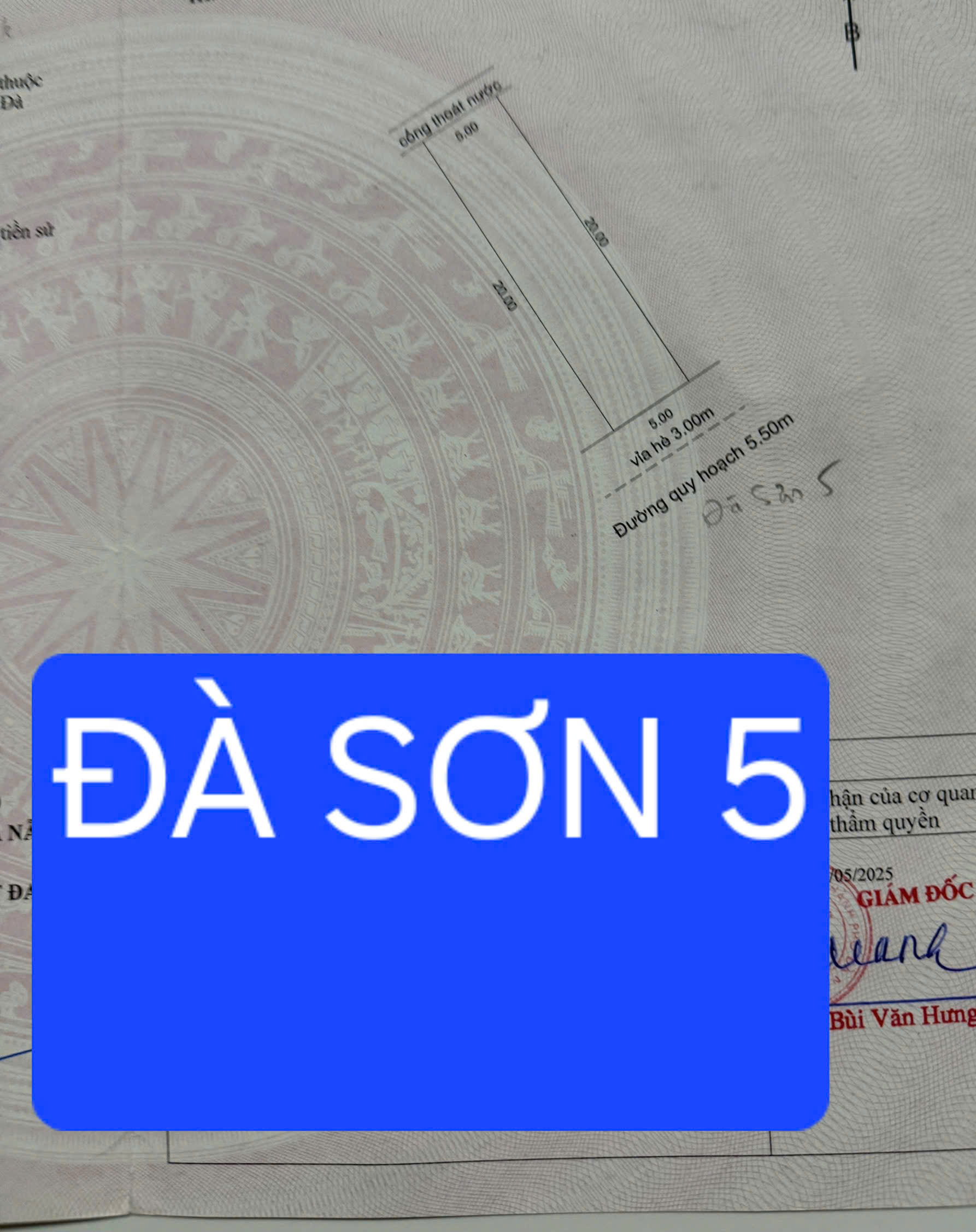  ????????Bán đất MT đường ĐÀ SƠN 5 - Cạnh ĐH Duy Tân 