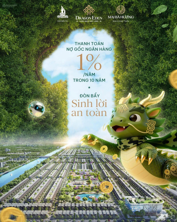  Booking Dragon Eden- KDC Mai Bá Hương, sẵn sổ xây tự do đầy đủ tiện ích 