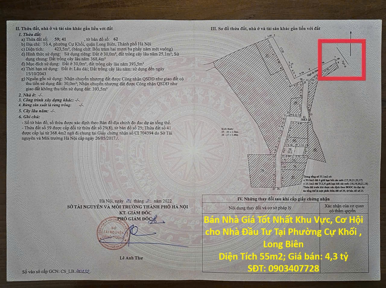  Bán Nhà Giá Tốt Nhất Khu Vực, Cơ Hội cho Nhà Đầu Tư Tại Phường Cự Khối , Long Biên 