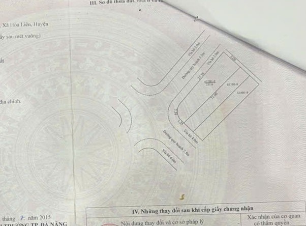  ????????Bán đất LÔ GÓC 2MT ngã 4 trục chính Hòa Liên 4 thông Nguyễn Tất Thành 