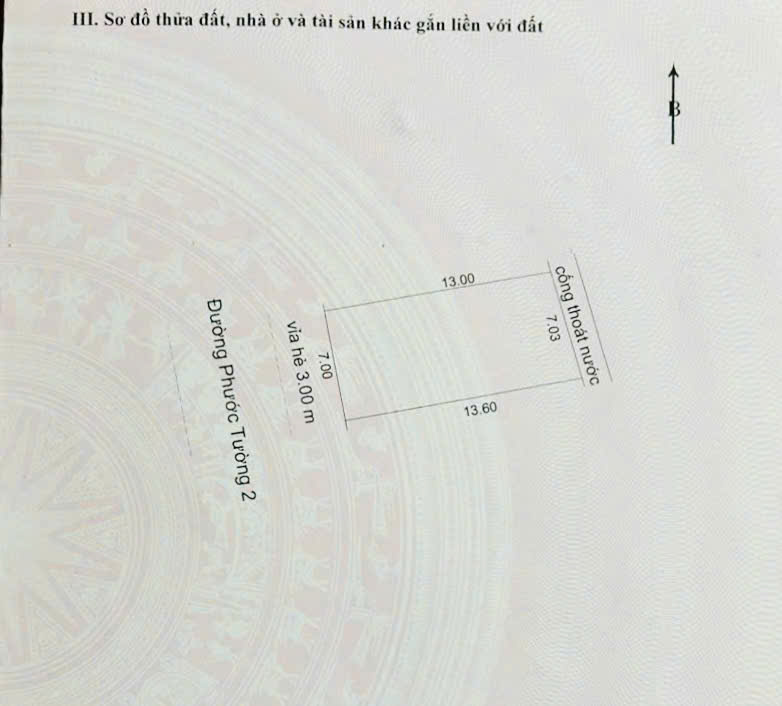  ????????Bán lô đất diện tích khủng! Vị trí siêu đẹp! Ngang đến 7m 