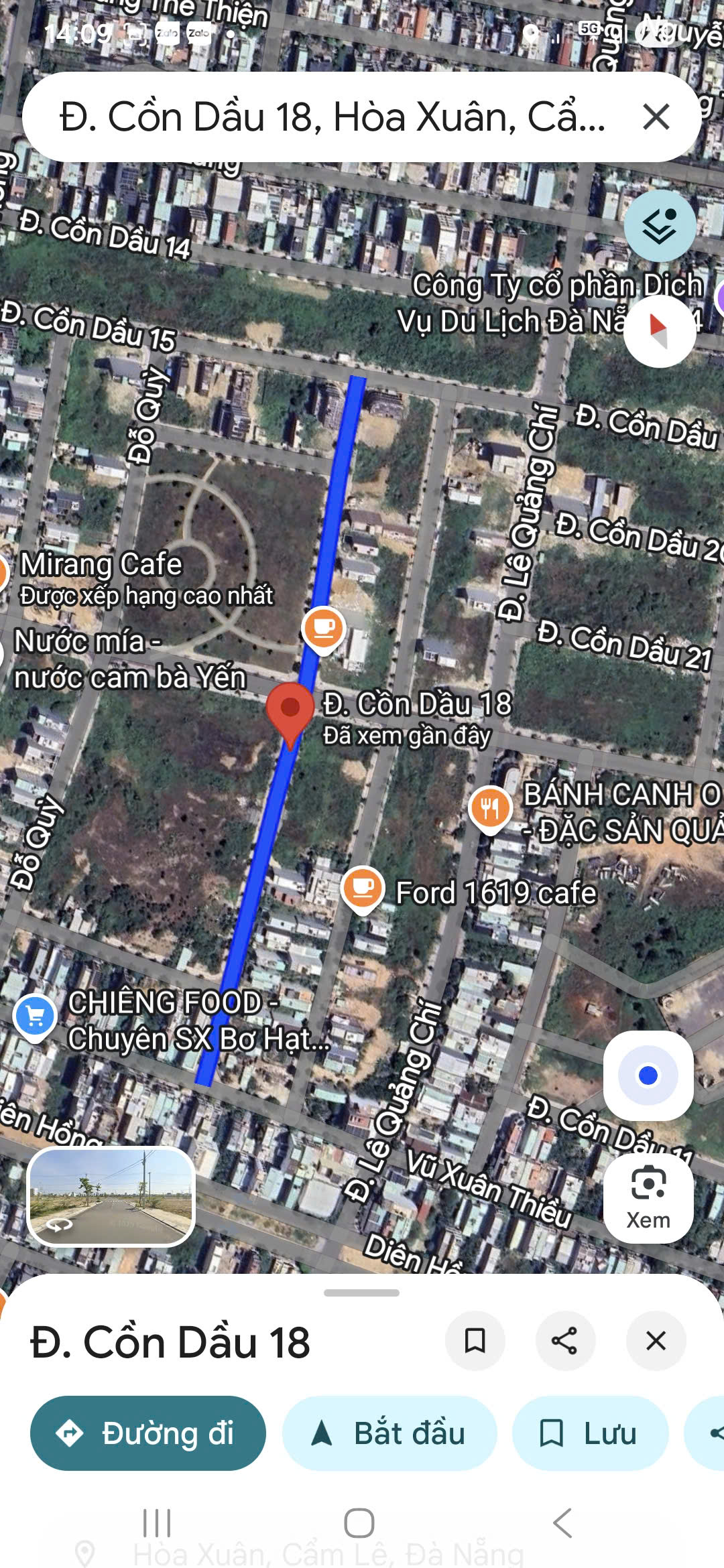  BÁN LÔ ĐẤT ĐẸP – ĐƯỜNG CỒN DẦU 18 - HÒA XUÂN 