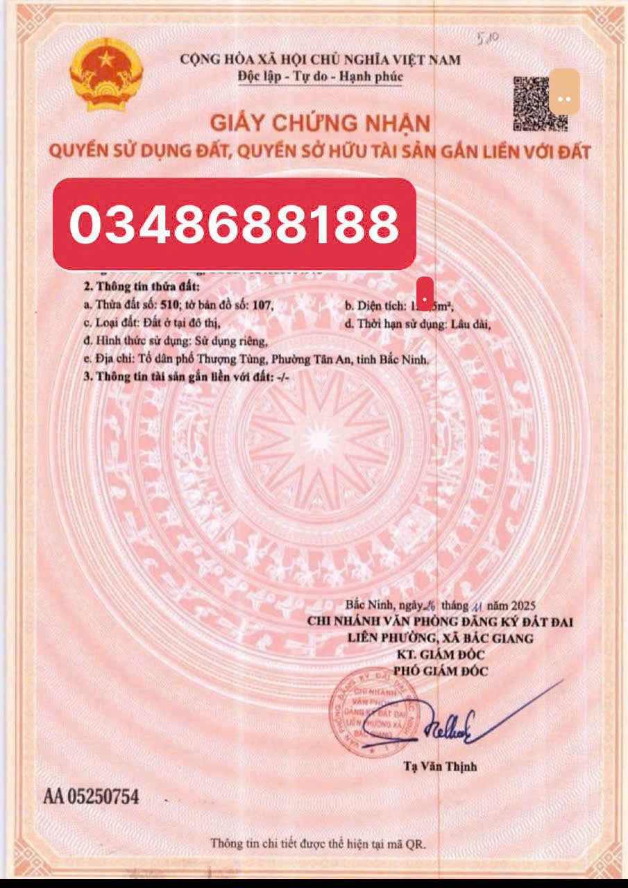  SỞ HỮU NGAY LÔ ĐẤT ĐẸP - GIÁ TỐT - Vị Trí Đắc Địa Tại Thôn Quyết Chiến, Xã Lão Hộ, Huyện Yên Dũng 