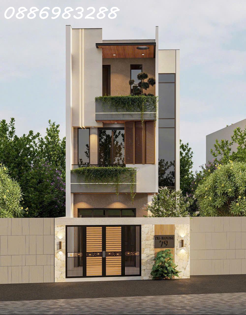  Siêu phẩm - Nhà đẹp 3 tầng Hàn Mặc Tử, Thuận Phước, Đà Nẵng, DT 75,4m2, giá 5 tỷ 850tr 