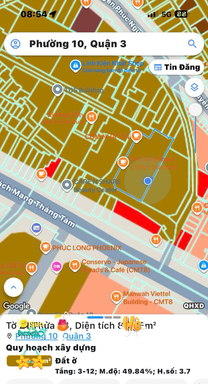  BÁN SIÊU PHẨM NGANG LỚN 15M*20 HXH Đ.CÁCH MẠNG THÁNG 8, QUẬN 3 - SẴN DÒNG TIỀN ĐANG KINH DOANH ĐỈNH 