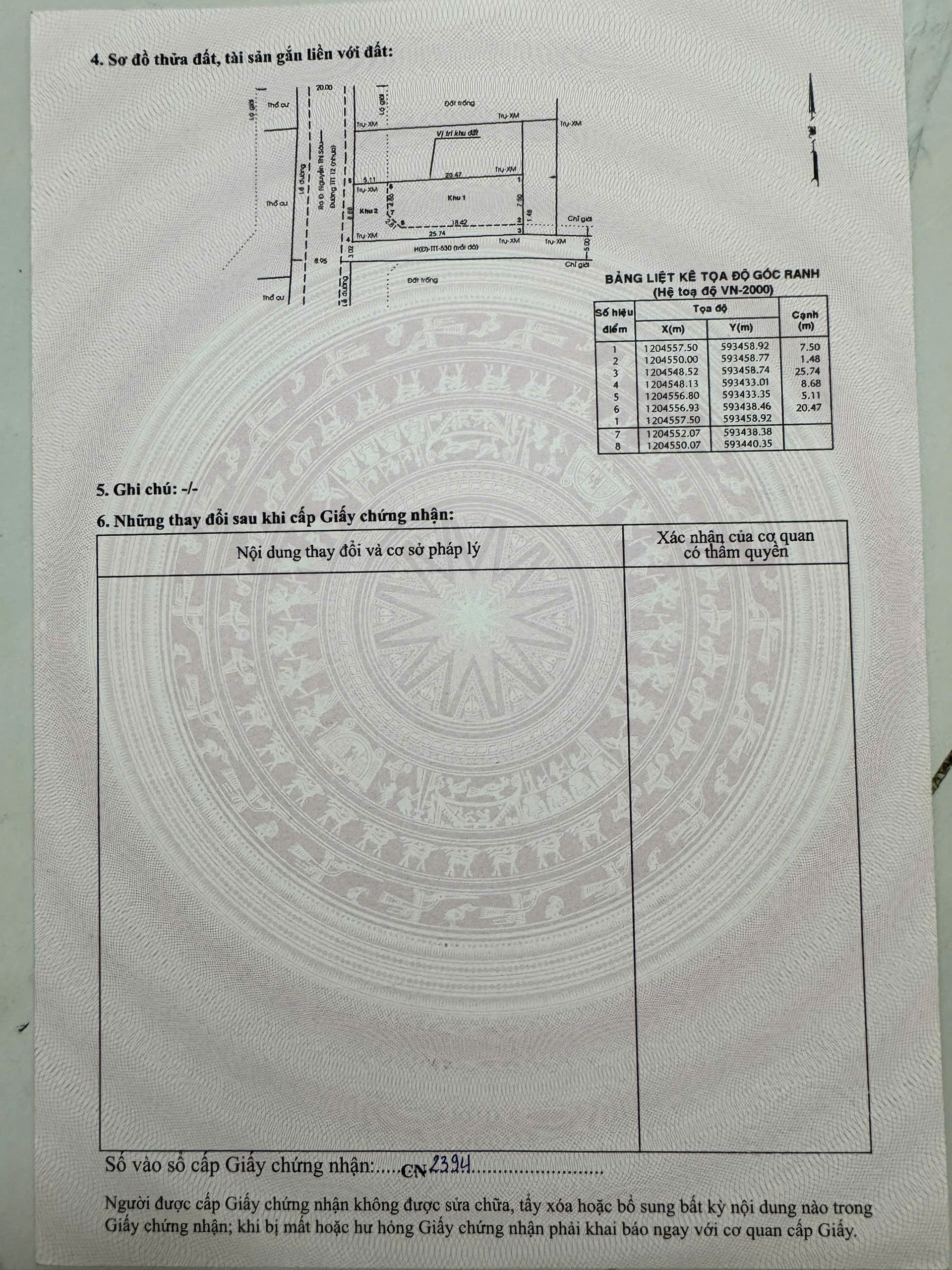  LÔ ĐẤT 2 MẶT TIỀN SIÊU ĐẸP – PHÙNG THỊ CHIỆN, THỚI TAM THÔN – HÓC MÔN 