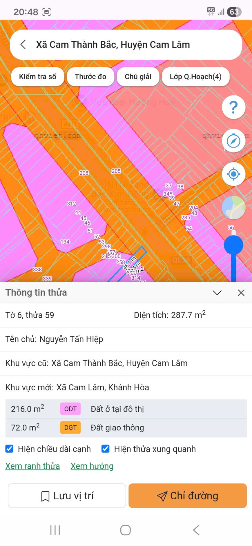  Nhanh Tay Sở Hữu Ngay Lô Đất Đẹp - Giá Tốt - Xã Cam Thành Bắc, Cam Lâm, Khánh Hòa 