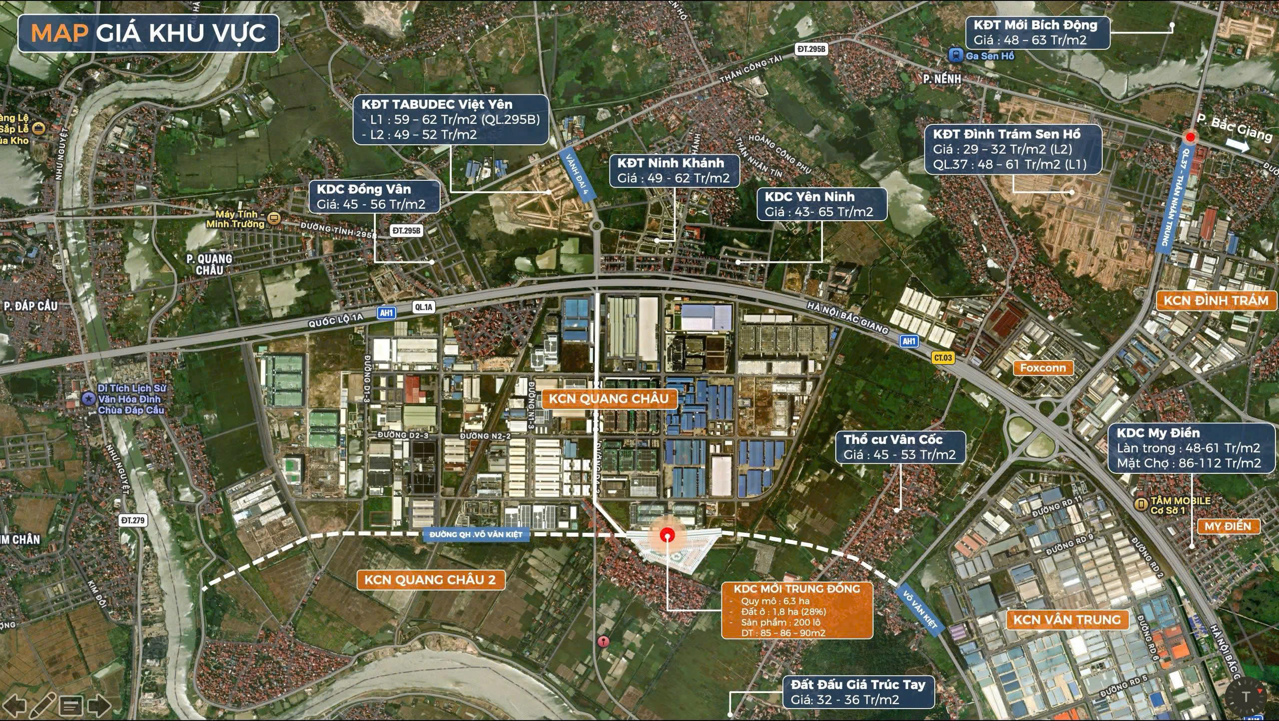  CƠ HỘI ĐẦU TƯ KDC TRUNG ĐỒNG – VÂN TRUNG, VIỆT YÊN - “GÀ ĐẺ TRỨNG VÀNG” – VỊ TRÍ VÀNG, DÒNG TIỀN KHỦNG 