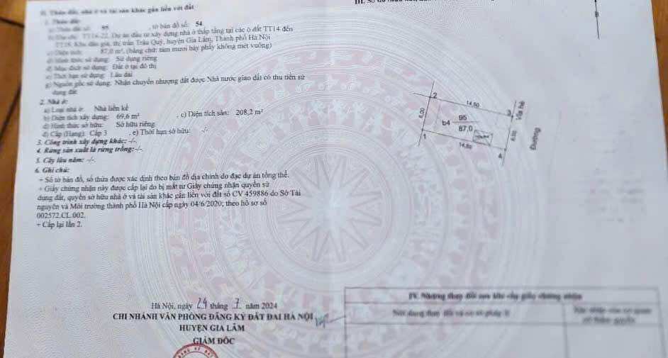  CHỦ NHÀ GIẢM SÂU – BÁN NHANH SHOPHOUSE HẢI PHÁT TRÂU QUỲ 
GIÁ CHỈ 19 TỶ, LH 0985865658 