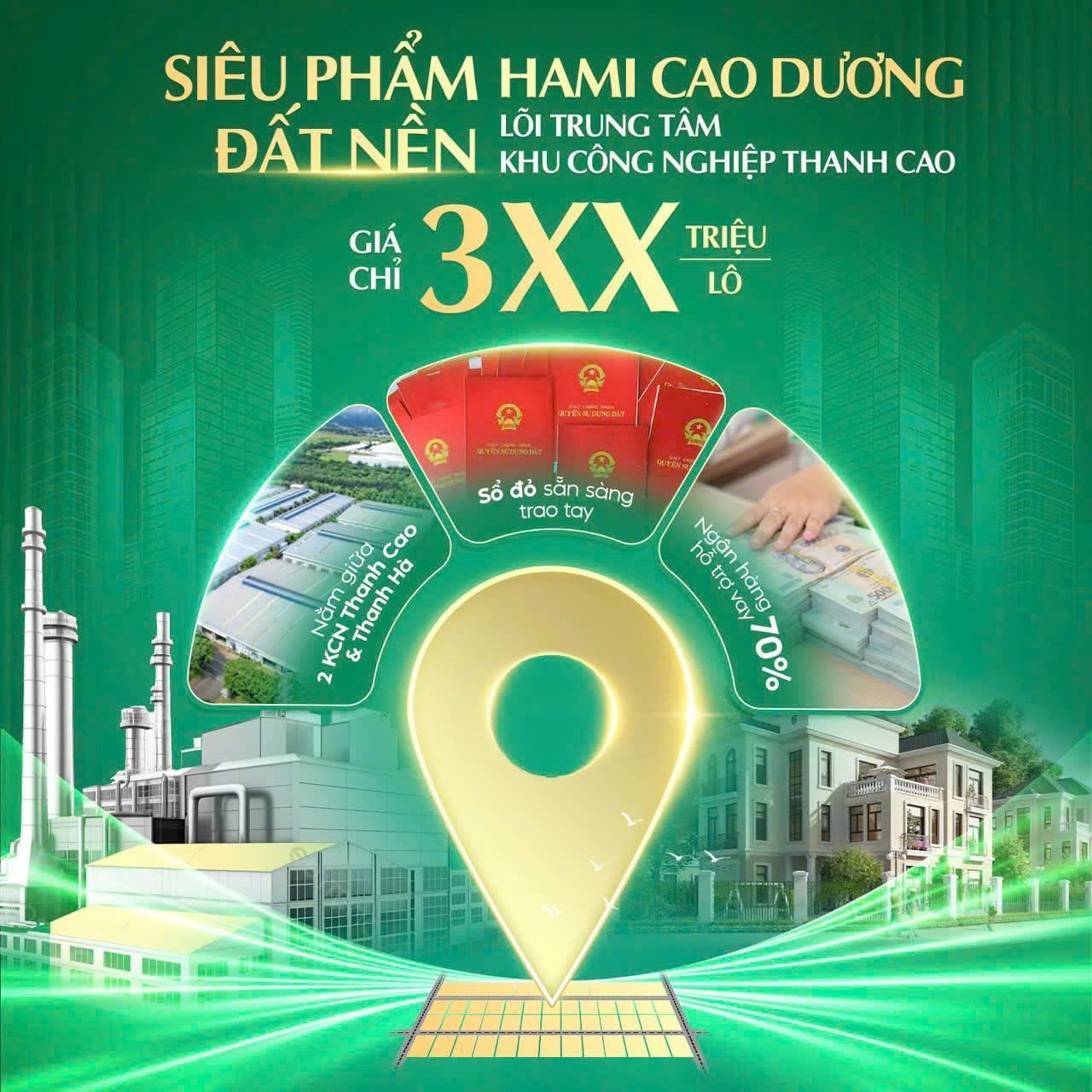 ???? CƠ HỘI F0 – ĐẤT NỀN CHỈ 3XX TRIỆU/LÔ
CAO DƯƠNG – LƯƠNG SƠN (PHÚ THỌ) ???? 
