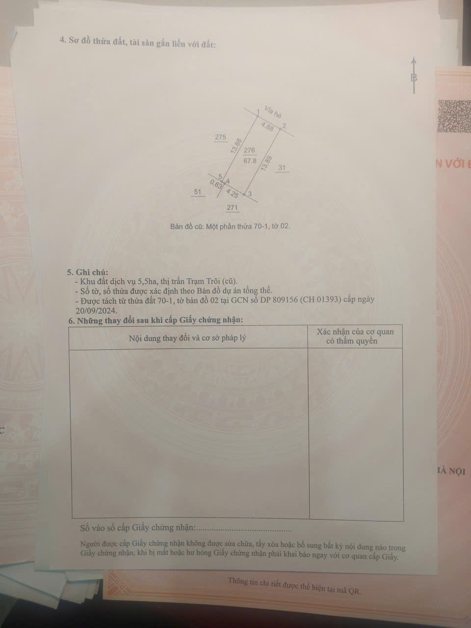  ĐẤT PHÂN LÔ TT TRẠM TRÔI, XÃ HOÀI ĐỨC CHUNG ĐƯỜNG BT LIDECO GIÁ 15XTR/M 