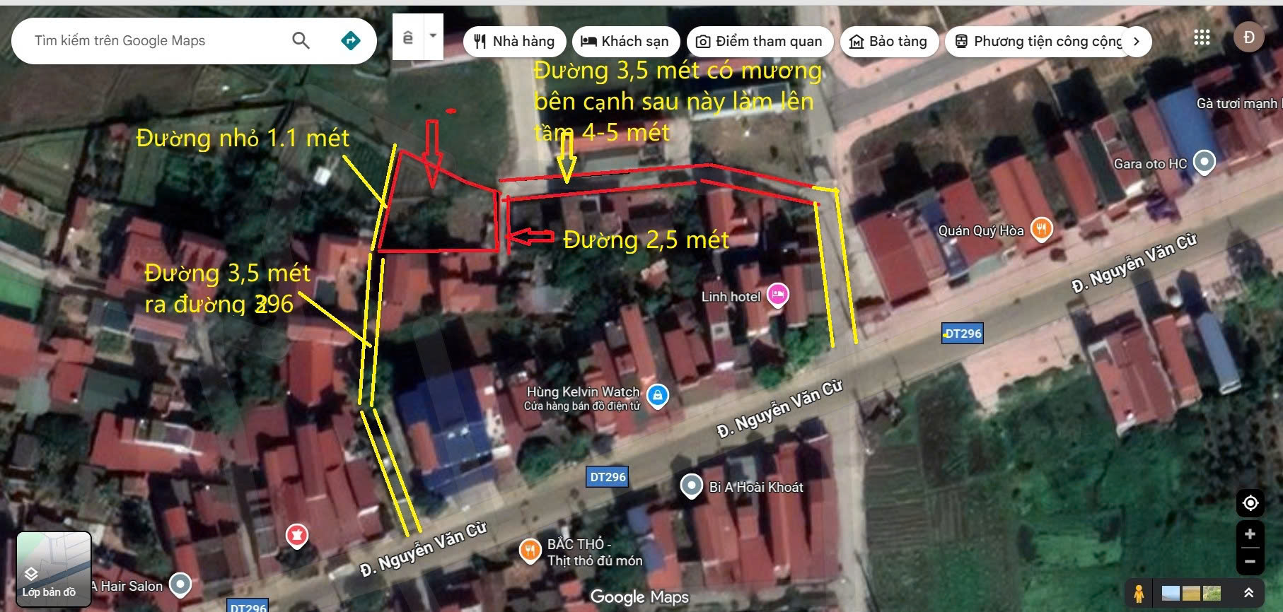  CHO THUÊ ĐẤT DIỆN TÍCH LỚN 365m² – VỊ TRÍ ĐẸP TẠI TỈNH LỘ 296, HIỆP HÒA, BẮC GIANG 