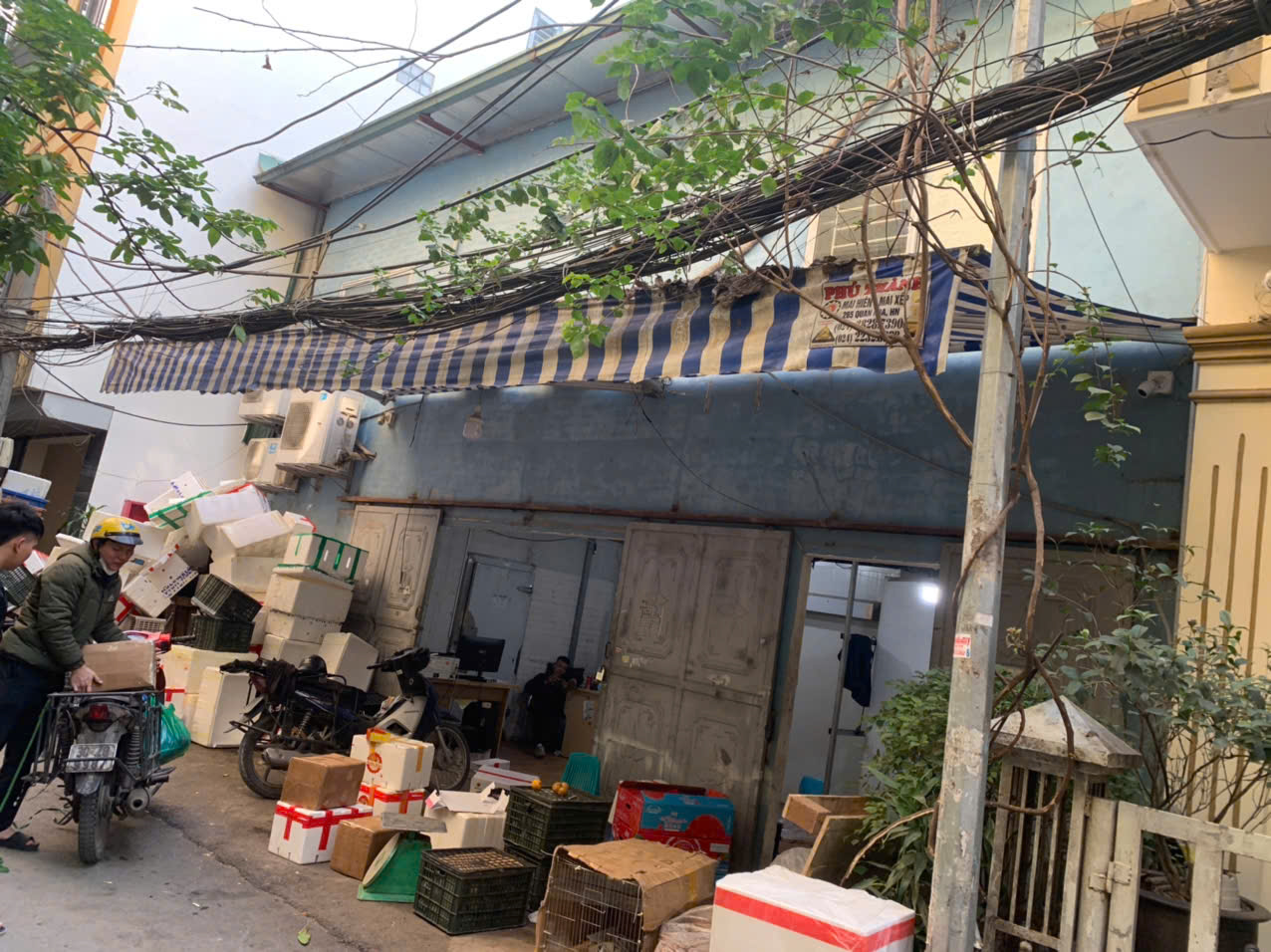  Cho thuê nhà 2 tầng mặt đường 34 Nhân Mỹ,Mỹ Đình 1,hợp làm công ty, văn phòng,kho 