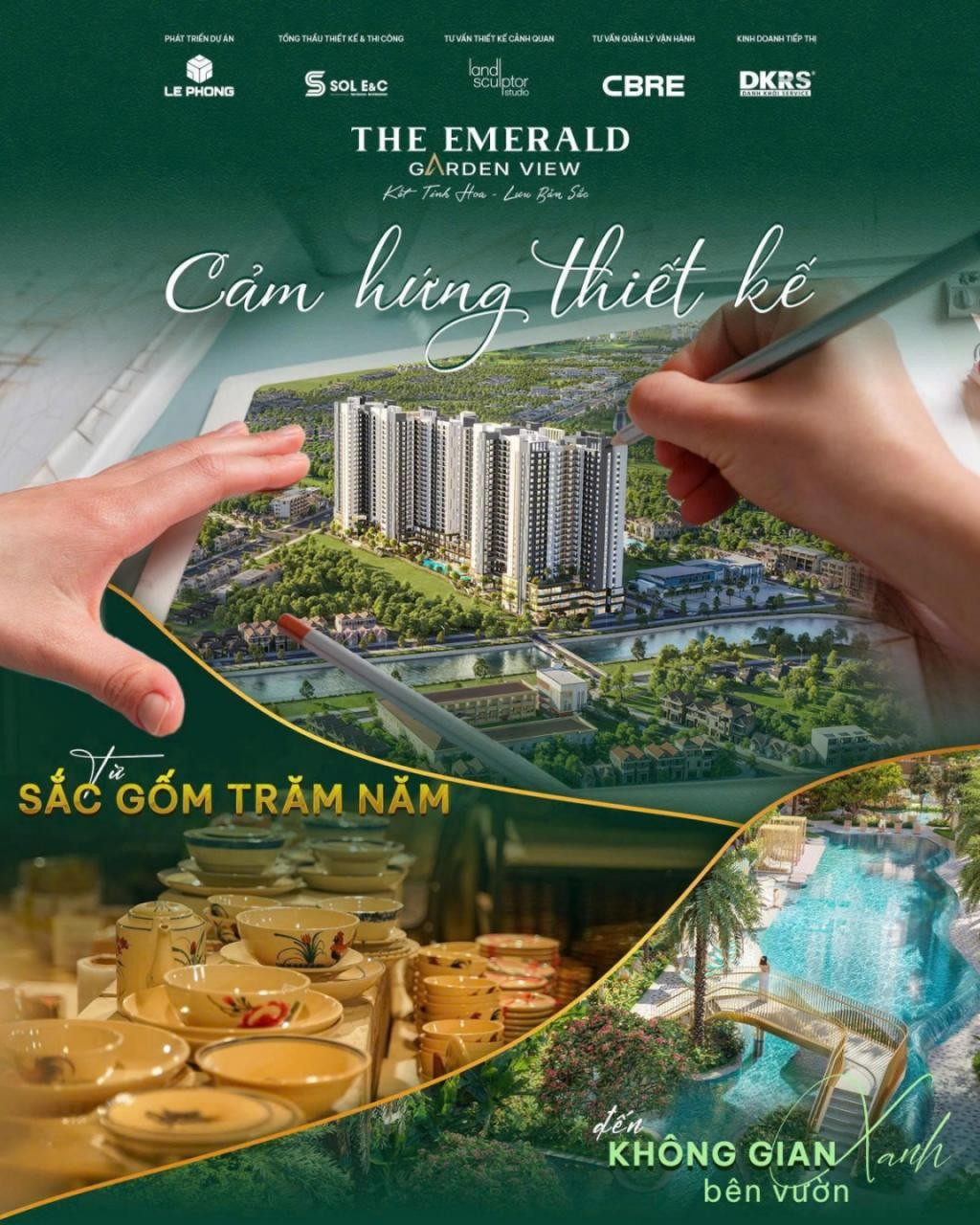  EMERALD GARDEN VIEW cỉ 35tr/m2 Căn hộ xanh chuẩn sống đôi giữa lòng Thuận An 