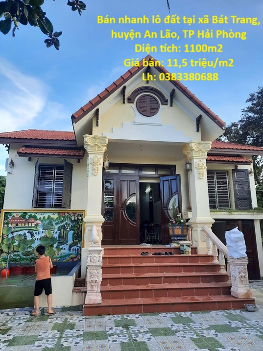  LÔ ĐẤT ĐẸP- ĐẦU TƯ LÀ SINH LỜI chính chủ cần bán nhanh lô đất tại huyện An Lão, TP Hải Phòng 