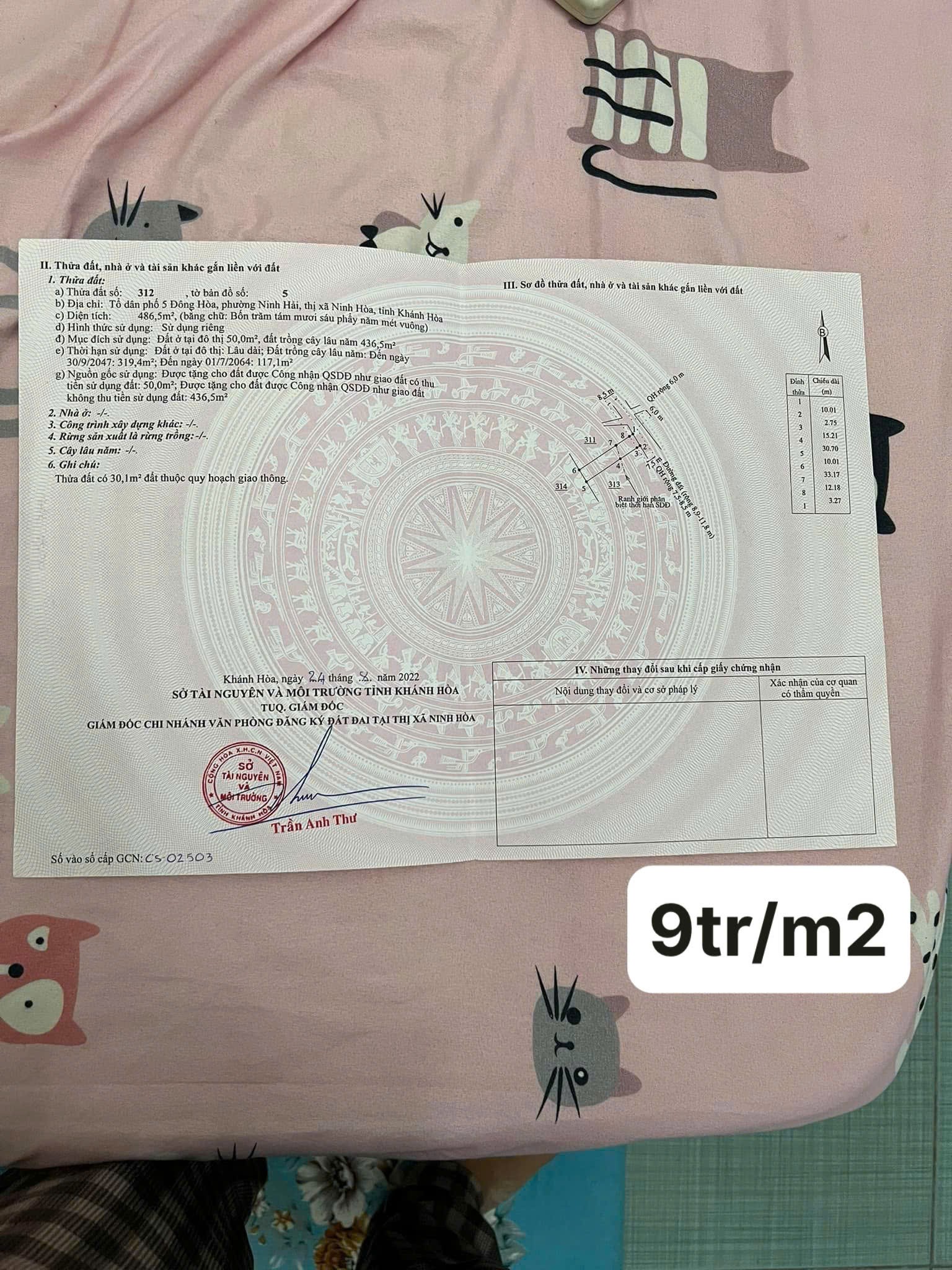  HOT HOT - CẦN BÁN 2 LÔ ĐẤT TẠI Phường ninh Hải, thị xã Ninh Hòa,  Khánh Hòa 