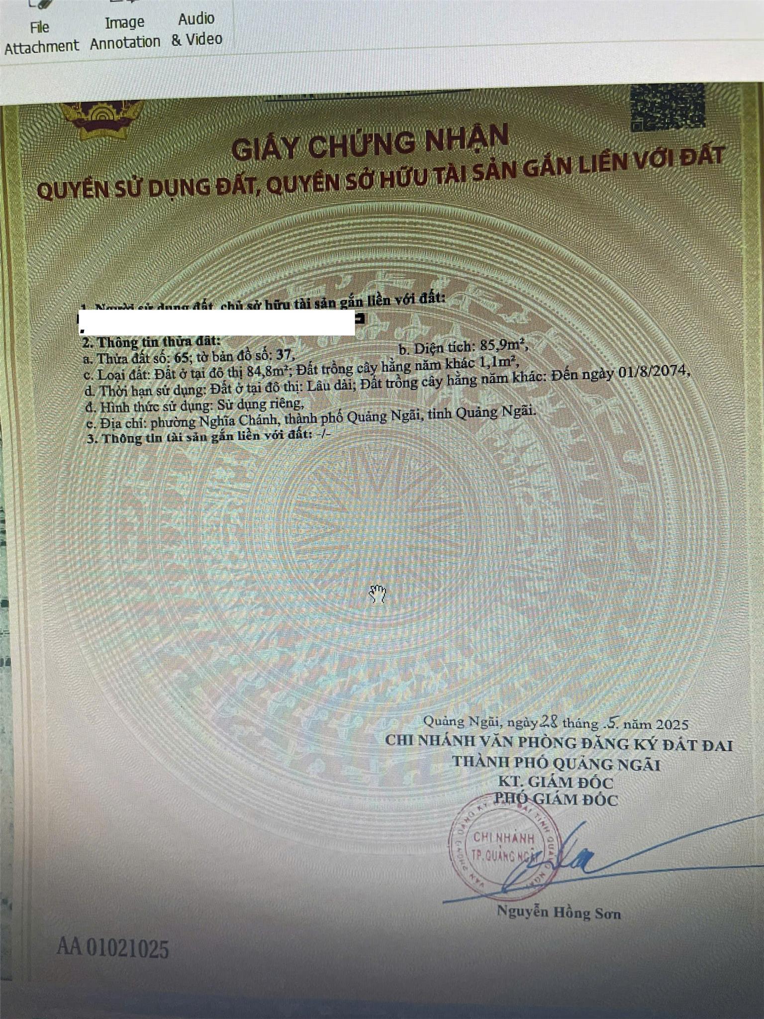  ???? BÁN NHÀ CẤP 4 cẩm thành  – TRUNG TÂM TP QUẢNG NGÃI – 1.95 TỶ 