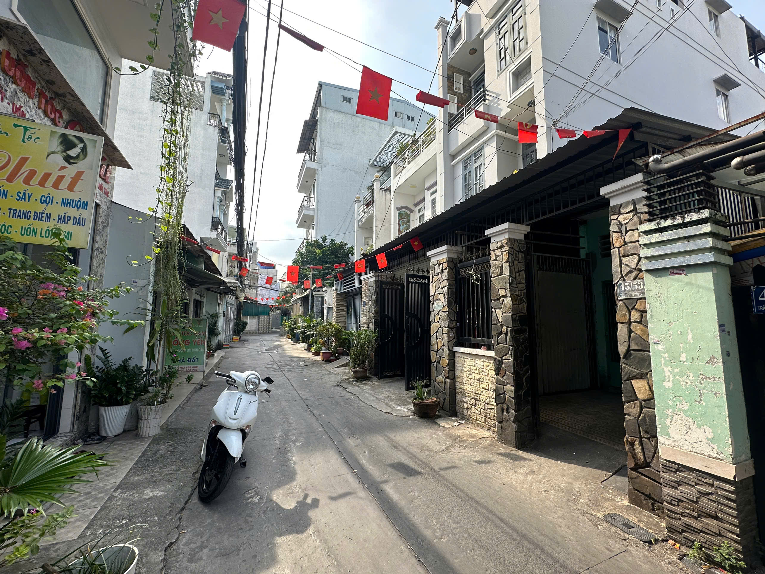  (Tin thật 100%) Bán đất tặng nhà 177m2 ở Trần Thái Tông - HXH 5m - GPXD 6 lầu xây CHDV - Hẻm thông 