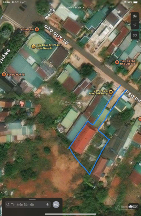  Chính chủ chuyển nhượng mặt đường Đào Duy Từ, phường Nghĩa Thành Gia Nghĩa Đắk Nông 