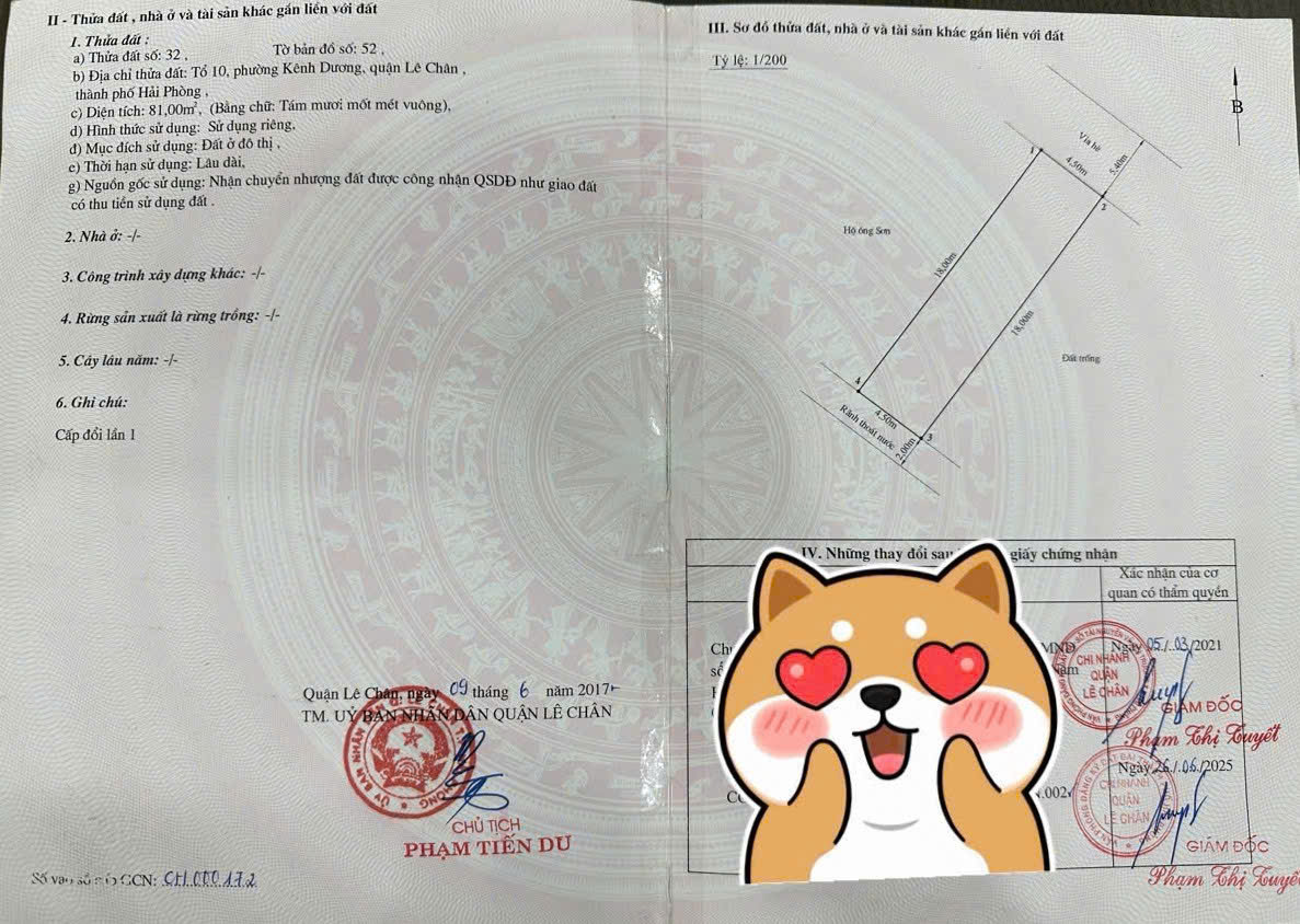  Đất mặt đường Trại Lẻ - Quán Nam, 81m Giá 8.5 tỉ siêu hiếm 