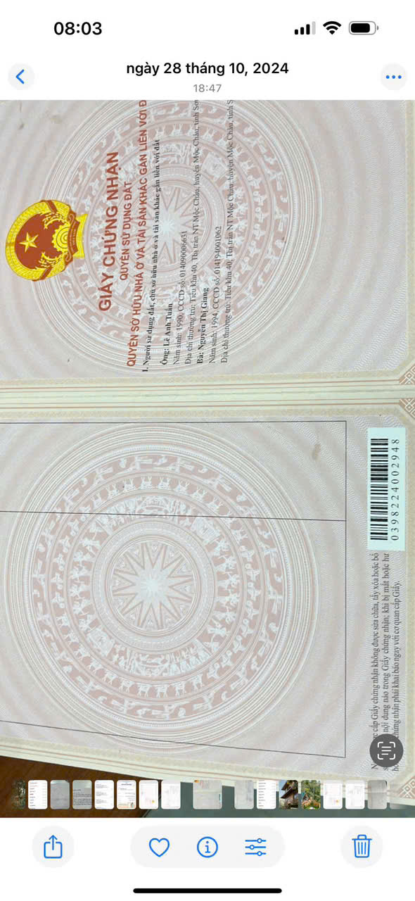  SIÊU PHẨM ĐẤT NỀN MỘC CHÂU – 1.121M², 800M² THỔ CƯ, VỊ TRÍ TIỀM NĂNG 