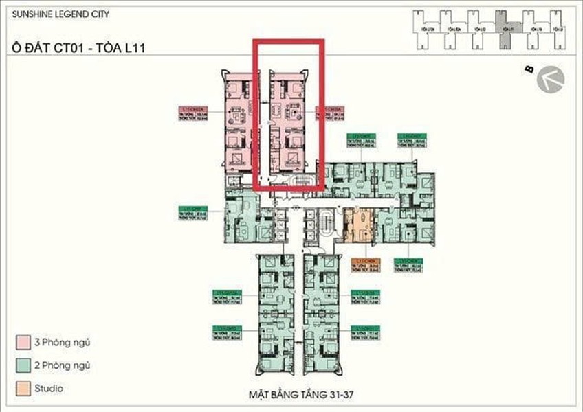  CĂN HỘ CHÍNH CHỦ - GIÁ TỐT - Sunshine Legend City Xã Long Hưng, Huyện Văn Giang, Hưng Yên 