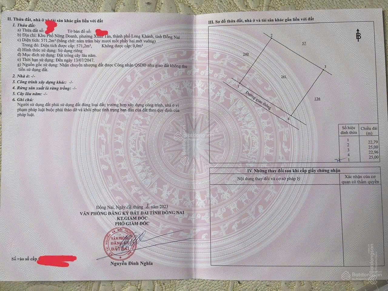  Đất nền quy hoạch thổ cư phù hợp phân lô, nên biệt thự tại P. Xuân Tân 