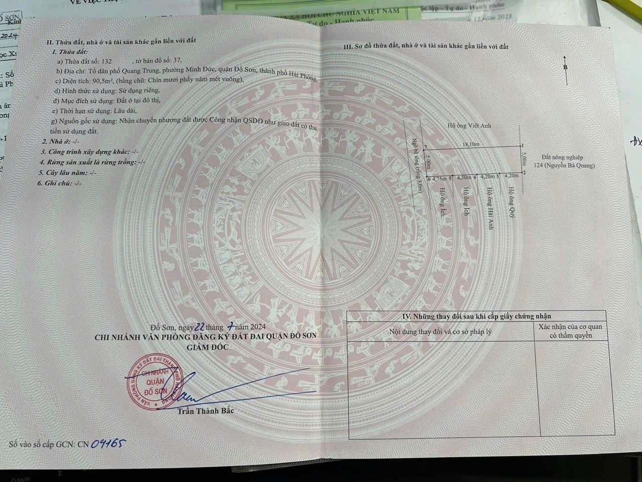  90.2M² GIÁ 1.5X TỶ – HIẾM TẠI QUANG TRUNG MINH ĐỨC – GẦN TRỤC THƯỢNG ĐỨC  ZALO 0567 222 555 