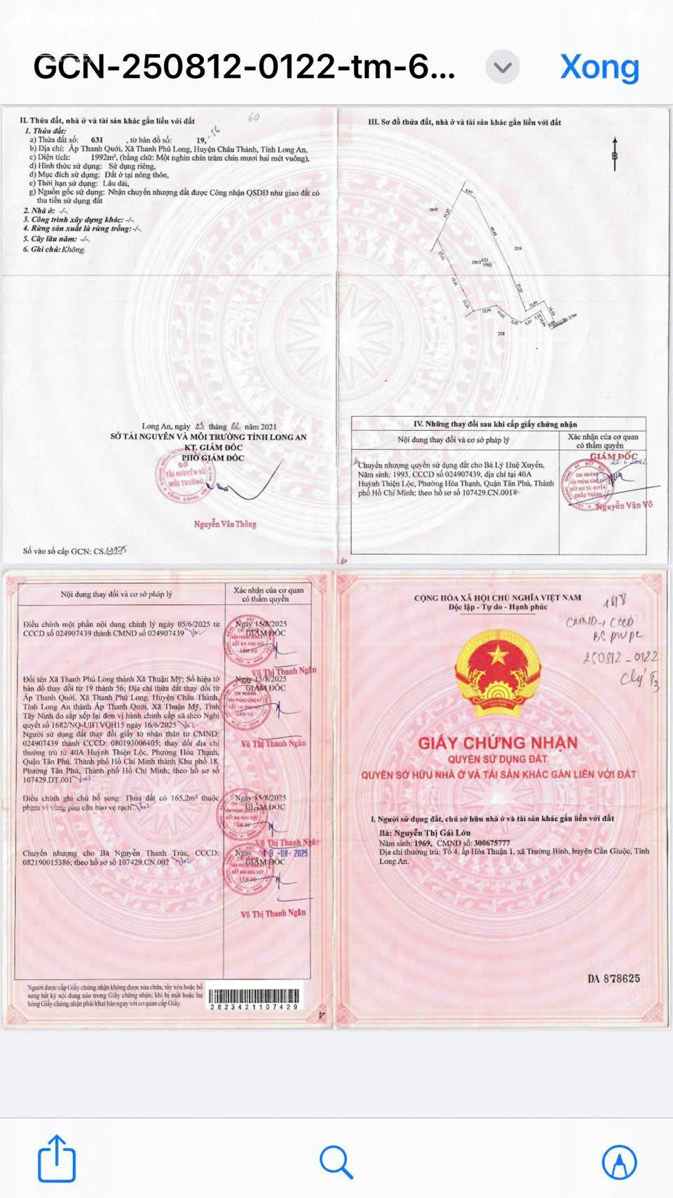  BÁN ĐẤT DT 4.300m2  fULL THỔ CƯ TẠI LONG AN 