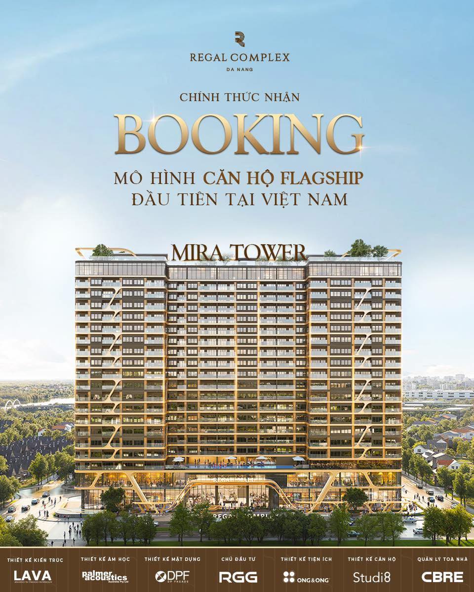  Mở bán toà Mỉa Tower - Dự án Regal Complex Đà Nẵng. Giảm 100tr cho khách hàng đặt Booking sớm 