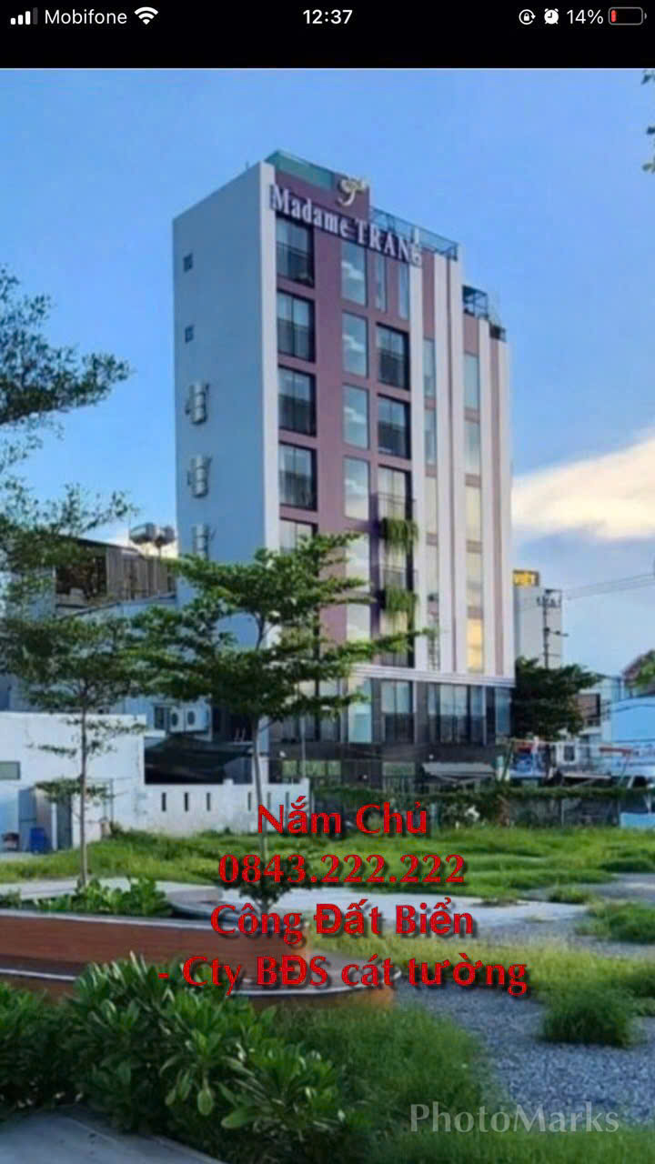  ????????BÁN TÒA CĂN HỘ 2 MẶT TIỀN ĐƯỜNG NGÔ QUYỀN – ĐỐI DIỆN CẦU RỒNG, ĐÀ NẴNG, 93M2, GIÁ 70 TỶ, SỔ ĐỎ, TIỆN ÍCH ĐẦY ĐỦ! 