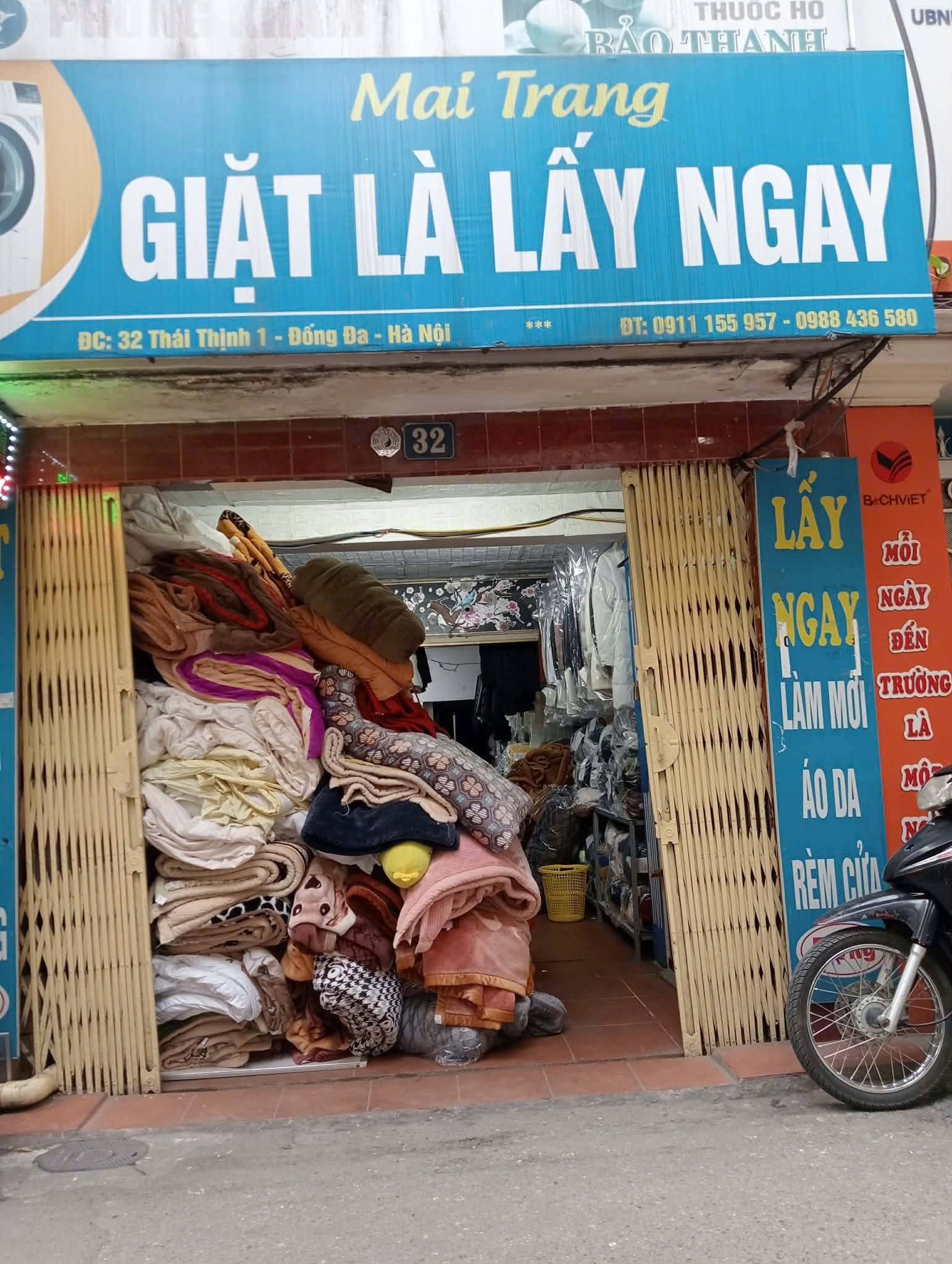  SANG NHƯỢNG CỬA HÀNG GIẶT LÀ – PHỐ THÁI THỊNH, ĐỐNG ĐA, HÀ NỘI 