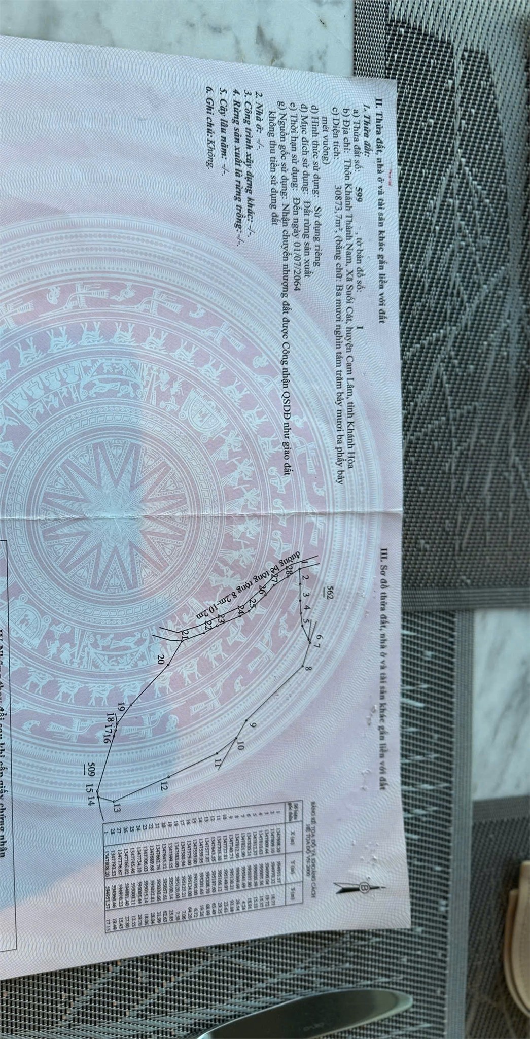  BÁN NHANH Lô ĐẤT CHÍNH CHỦ - MẶT TIỀN tại khánh thành Nam, Suối Cát, Cam Lâm, Khánh Hòa 