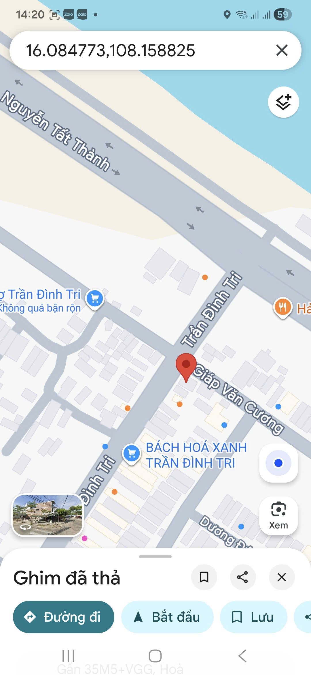  HÀNG HIẾM - Đất LÔ GÓC 2MT đường Trần Đình Tri & Giáp Văn Cương 